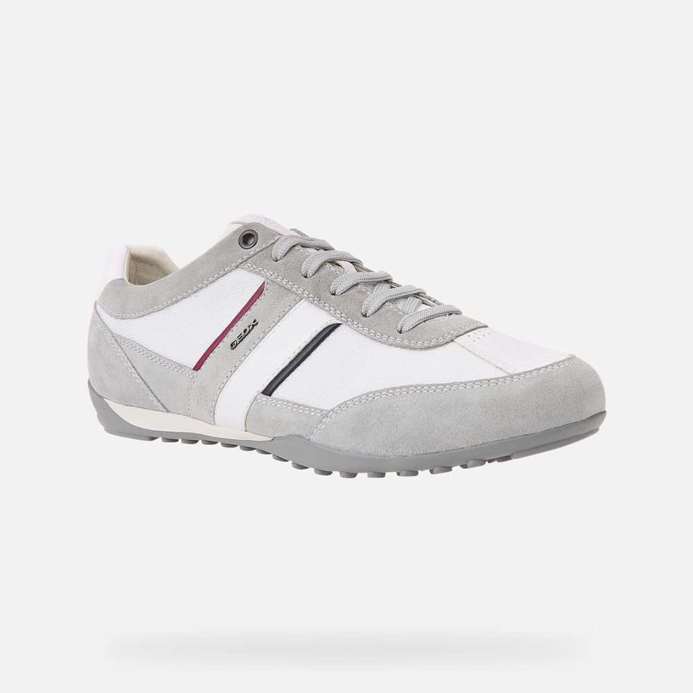 Tenis Geox Homem Cinzentas/Branco - Wells - UCZQJ4207